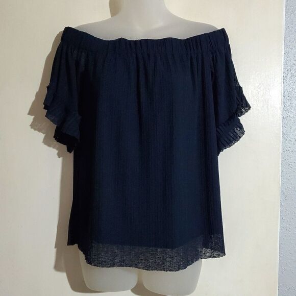 Ellen Tracy off shoulder blouse - Picture 6 of 8